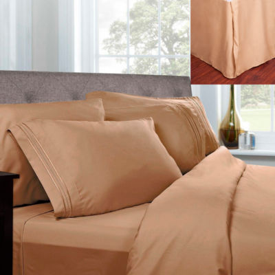1500 Series Microfiber Sheets & Pleated Bed Skirt Set