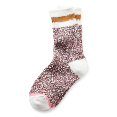 Thereabouts Little & Big Girls 1 Pair Crew Socks