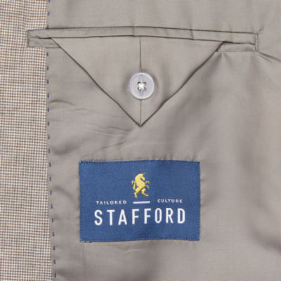 Stafford Signature Mens Stretch Fabric Classic Fit Suit Jacket