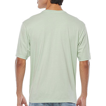 Sleeve Neck Boxy Arizona T-Shirt Mens Crew Short