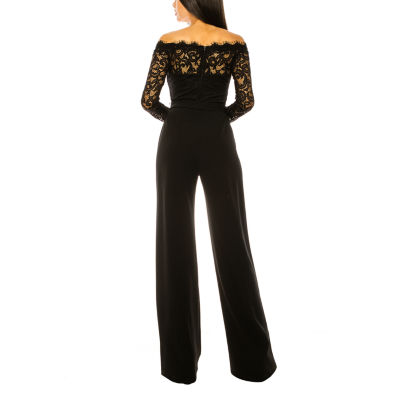Premier Amour Off the Shoulder Long Sleeve Jumpsuit JCPenney