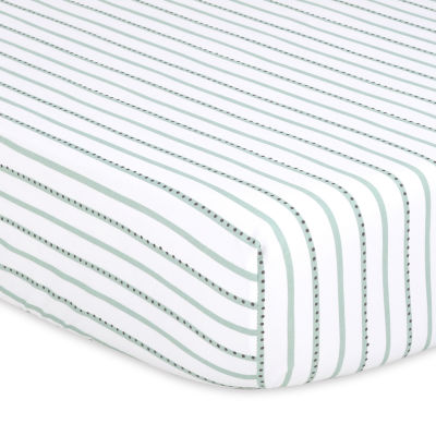 The Peanutshell Gray Elephant 4-pc. Crib Sheet