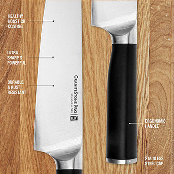  Block Kitchen Knife Set, HOMEVER Super Sharp Stainless