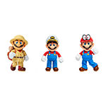Nintendo Mario 4inch Odyssey 3pk Figures