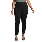 Bold Elements Womens High Rise Full Length Leggings, Color: Black - JCPenney