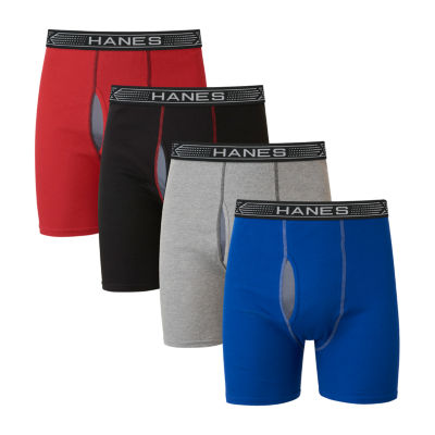 Hanes Sport X-Temp Comfort Mens 4 Pack Boxer Briefs - JCPenney