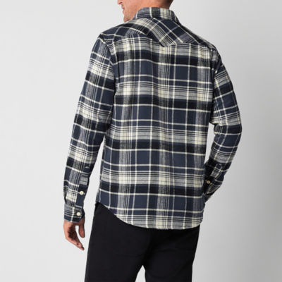 Frye and Co. Mens Long Sleeve Flannel Western Shirt