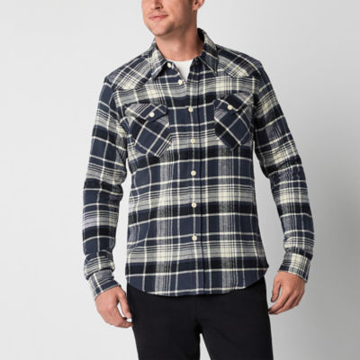 Frye and Co. Mens Long Sleeve Flannel Western Shirt