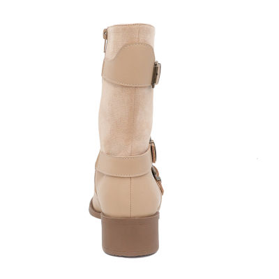 Yoki Womens Darcy-10 Block Heel Riding Boots