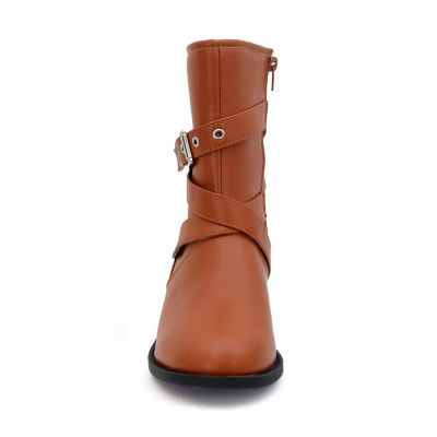 Yoki Womens Darcy-12 Flat Heel Riding Boots