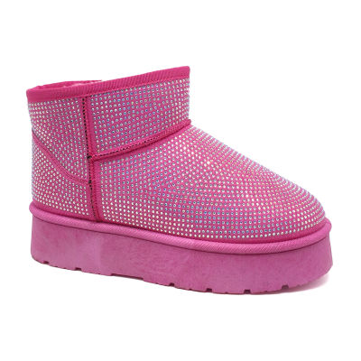 Yoki Womens Owen-14 Water Resistant Flat Heel Winter Boots, Color