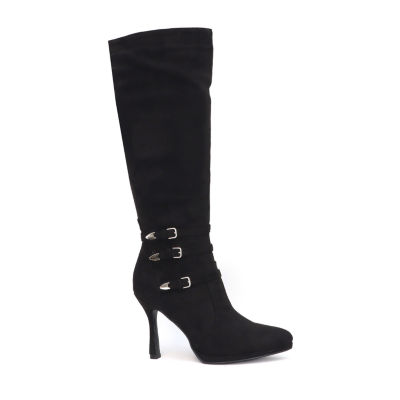 Yoki Womens Khelani-21 Stiletto Heel Over the Knee Boots