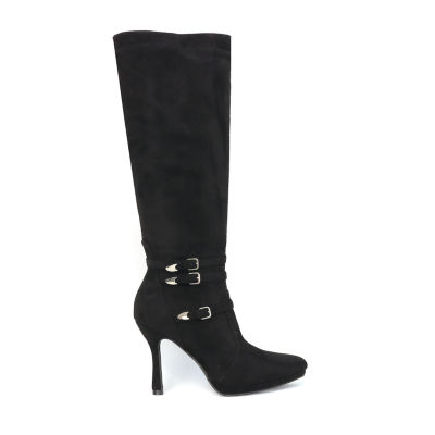 Yoki Womens Khelani-21 Stiletto Heel Over the Knee Boots