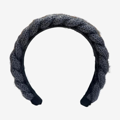 a.n.a Gray Braided Womens Headband