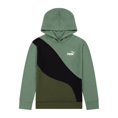 Dark green puma online hoodie