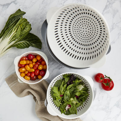 Basic Essentials 6-pc. Mixing Bowl and Colander Set