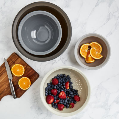 Basic Essentials 6-pc. Mixing Bowl and Colander Set, Color: Multi - JCPenney