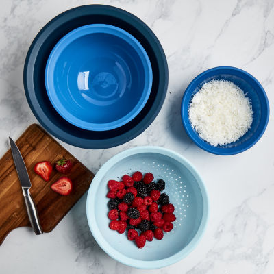 Basic Essentials 4-pc. Mixing Bowl and Colander Set