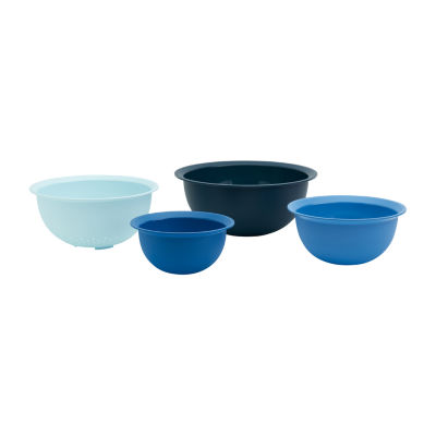 Basic Essentials 4-pc. Mixing Bowl and Colander Set