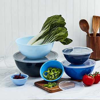 Martha Stewart Mixing 3-pc. Bowl Set, Color: Blue - JCPenney