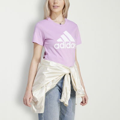 adidas Womens Crew Neck Short Sleeve T-Shirt