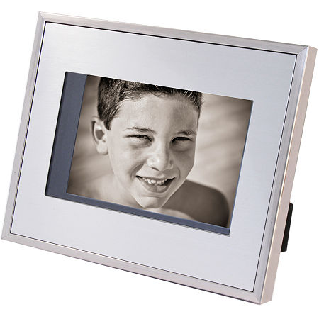 Natico Stainless Steel Picture Frame, One Size, Gray