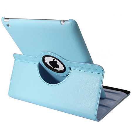 Natico Faux Leather 360° Degree Rotating Case For IPad Mini, One Size, Blue