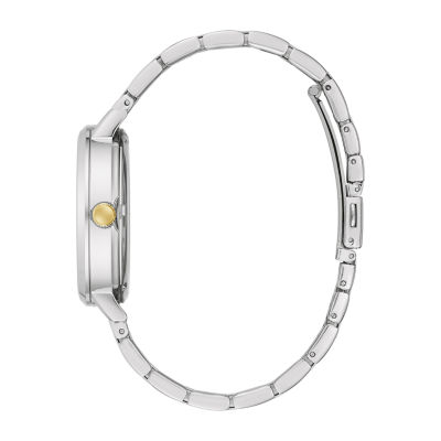 Caravelle Designed By Bulova Dress Mens Automatic Two Tone Stainless Steel Bracelet Watch 45a152