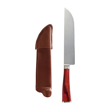 Tramontina Gaucho Style Knife W/leather Sheath 7inch, 80905/012DS