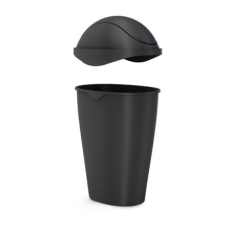 Umbra 12 Gallon Waste Basket, One Size, Black