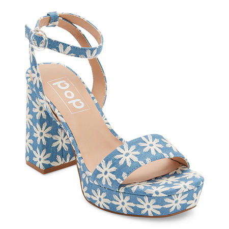  Womens > shoes > Heeled Sandals-Pop Womens Casen Heeled Sandals