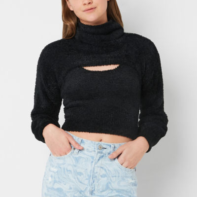 Arizona Womens Turtleneck Long Sleeve Sweater Set Juniors JCPenney