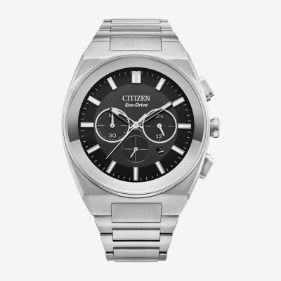 Citizen Modern Axiom Mens Chronograph Silver Tone Stainless Steel Bracelet  Watch Ca4580-50e - JCPenney