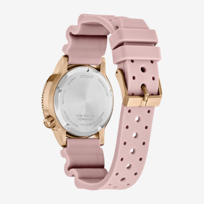 Citizen Promaster Dive Womens Pink Strap Watch Eo2023-00a JCPenney