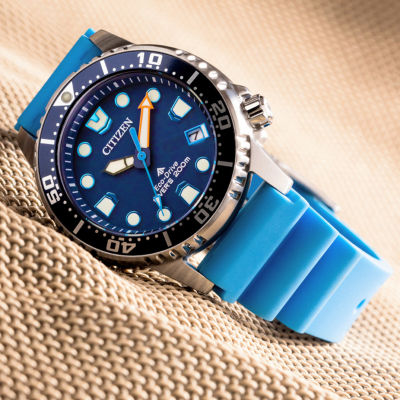 Men's Citizen Watch Silver Navy Midshipmen Eco-Drive Black Dial Stainless  Steel Watch