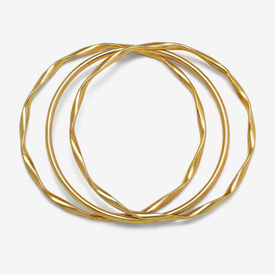 Bijoux Bar Delicates Gold Tone -pc. Round Bracelet Set