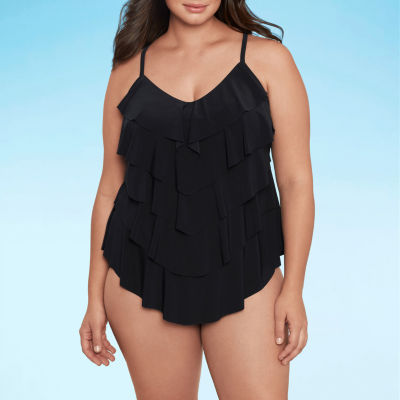 Jcpenney plus bathing on sale suits