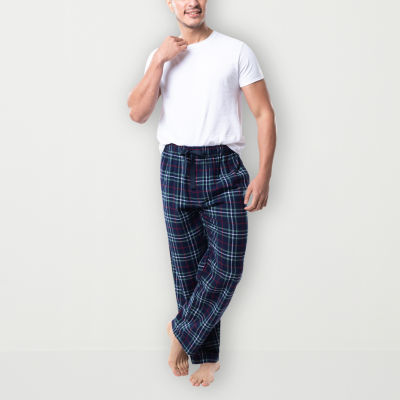 IZOD Mens Big Flannel Pajama Pants