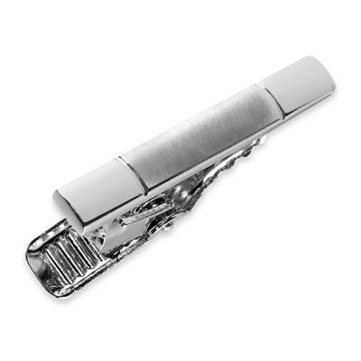 J. Ferrar 1.25" Silver Tie Bar Tie Bar
