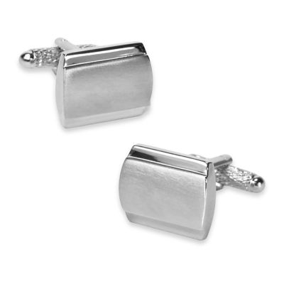 J. Ferrar Silver Etched Cuff Links Cufflinks