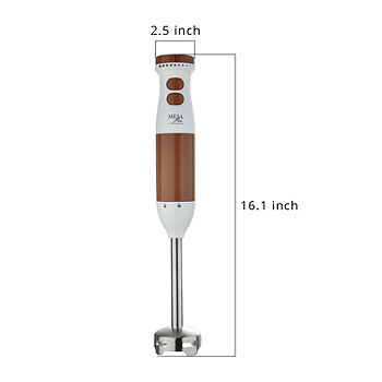 Commercial Chef 2 Speed Hand Immersion Blender with Travel Cup