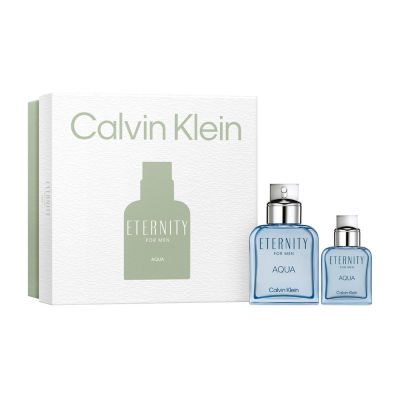 Calvin Klein Aqua For Men Eau De Toilette 2-Pc Set Gift Set ($156 Value)