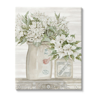 Stupell Industries Alluring White Florals Canvas Art