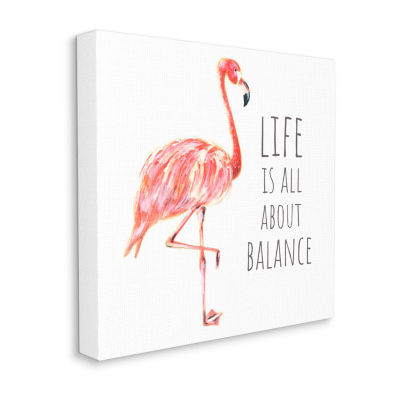 Stupell Industries Life Is About Balance Canvas Art