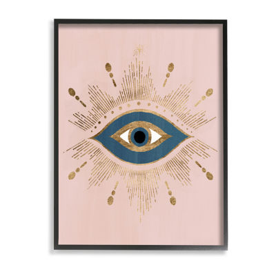 Stupell Industries Eye Glam Boho Framed Print