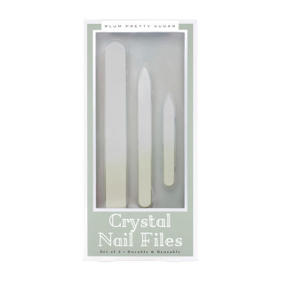 Argento 3 Piece Crystal Glass Nail Files Nail File