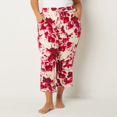 Ambrielle Womens Plus Pajama Pants