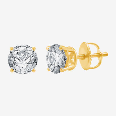3 CT. T.W. Lab Grown White Diamond 14K Gold Round Jewelry Set