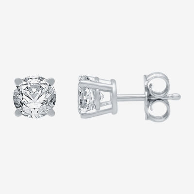 Ever Star (G / SI1-SI2) 5/8 CT. T.W. Lab Grown White Diamond 10K Gold Round Stud Earrings