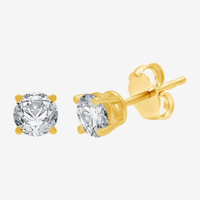 Ever Star 5/8 CT. T.W. Lab-Grown (G / SI1-SI2) Diamond Round Stud Earrings 10K or 14K Gold